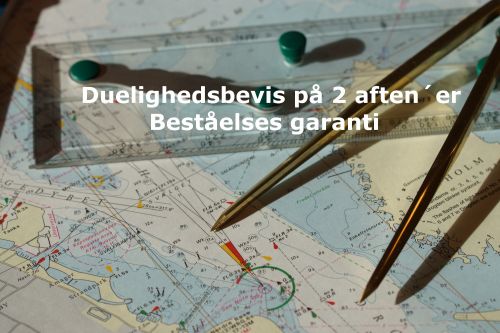 Duelighedsbevis  (teoretisk del) på 1 dag Beståelsesgaranti
