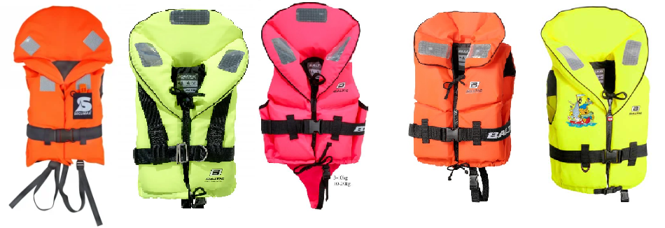 Almindelig fast redningsvest ISO N 100