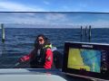 De små trekanter på søkortet er andre både det kaldes en AIS den vil i se på vores speedbådskursus i København
