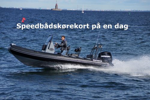 Speedbådskørekort på en dag